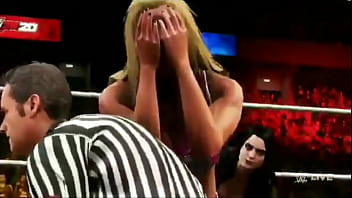 Preview 4 of Indian Sugharat Xxx Videos - Ref face fucks Charlotte Flair in hot 3 way WWE 2K20