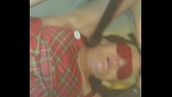 Preview 4 of Two Gils Xxx - Tattoo. Twink bro Redhead solo