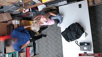 Preview 2 of Mother Teach Daughter Creampie - Thief sucks officers dick to get free