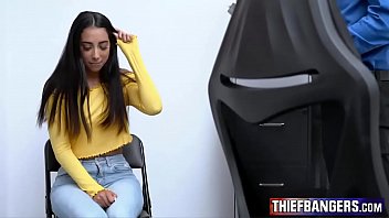 Preview 1 of Ghandu Mom - Latina Teen Thief Suspect Pays With Pussy For Her Freedom