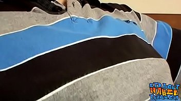 Preview 1 of Fox Hentai - Young and skinny straight amateur plays solo with hairy cock