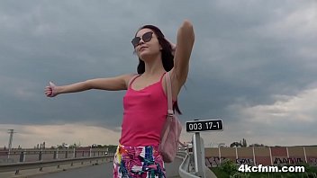 Preview 1 of Japan Catching - Teen Hitchhiker Wanks Grandpa for a Ride