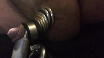 Preview 2 of Do Me Fucking - Cock exercise with chains and padlocks
