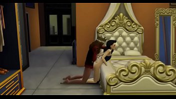 Preview 1 of Nicollete Save The World - King Fills Peasant With Cum
