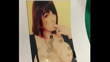 Preview 3 of China Uniclo - Big tits cum tribute