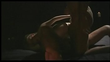 Preview 3 of Lezamigos - Sexy blonde slut sucks blindfolded guy&#039_s cock a front of candles while his friend with big dick drills her tight asshole from the behind