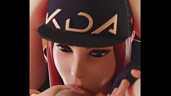 Preview 3 of Face Fuckers - Akali blowjob