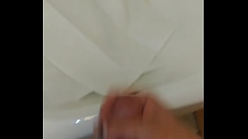 Preview 3 of France Pron Film - Wackin&#039_ off in public restroom