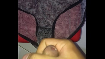 Preview 1 of Gay Teen Mate - Cumshot on sexy panties