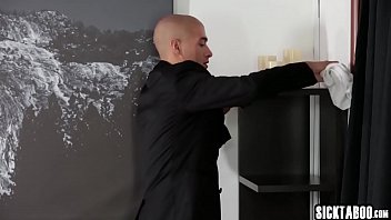 Preview 2 of Maeva Parfume - Hot Russian used a perverted butler with big thing