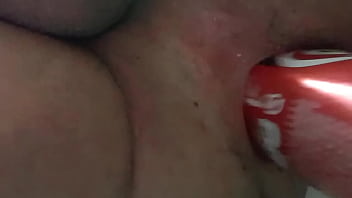 Preview 2 of Hypnotized Ggh - gozando pelo cu metendo uma latinha.
