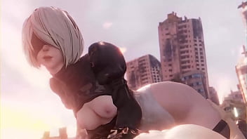 Preview 3 of Bro Fuckvsister - 2B From NierAutomata Is Fucked