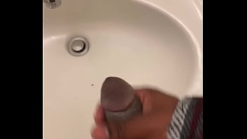 Preview 1 of Real Video Leaked - Pumping cum into sink (Wasting Cum)