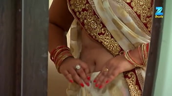 Preview 2 of I Teamskett - Hindi Serial Actress Deep and Hot Navel Show