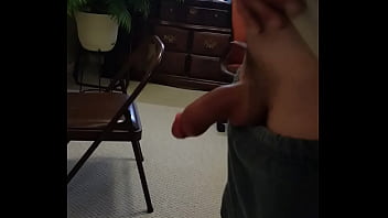 Preview 3 of Men And Women Naked Are Running - Stroking my thick pumped cock