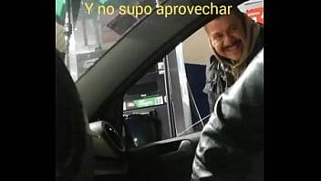 Preview 4 of 12 Minit - Ense&ntilde_ando el culo en la gasolinera cornudo graba