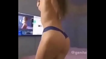 Preview 1 of English Bigs Mom - Hot girl stripping