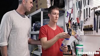 Preview 1 of My Man Watchesyoururl - Teaching Step Son How To Use His Tool