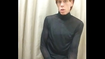 Preview 2 of Esposa De Un Amigo - Tranny masturbates eats cum