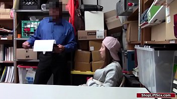 Preview 1 of Myanmar Girl Fucky - Officer bangs teen for stealing in store
