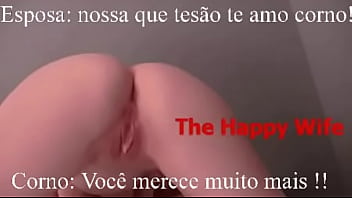 Preview 4 of Coupless Sucking Horse Cum - Corno assiste esposa dando pro amigo dotado