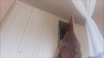 Preview 2 of Romentik Bathroom Sex Hot - Stepmom is more beautiful in a bikini. Look closely and appreciate his asshole while farting
