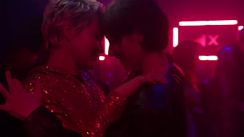 Preview 1 of Bondage By Bbc - woman kissing sitting in bar with pink lights