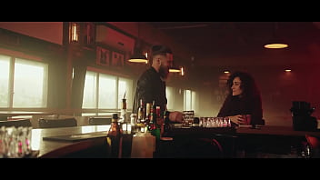 Preview 1 of Russian Mom And Dad Xnxx - man and woman kissing sitting in bar with pink lights