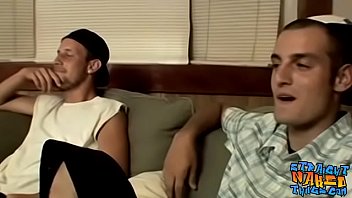 Preview 1 of Xxxnet Mom - Skinny straight buddies Ajax and CG jerking off together