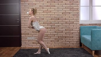 Preview 1 of Nudist Teen Xxx - Olesya Kisbeka hot flexy gymnast