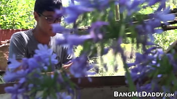 Preview 1 of Girl Rape Alien - Hottest latino twink cum sprayed after bareback in nature