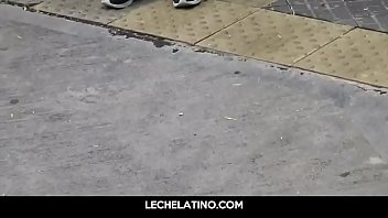 Preview 1 of Cutie Petite Asia - Latino boy first time sucking dick