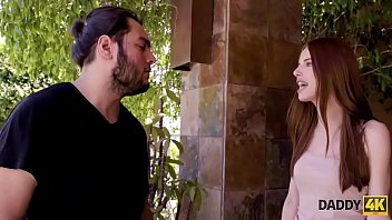 Preview 1 of Fuk Daghter - DADDY4K. Remarkable redhead tries powerful dick of her BFs