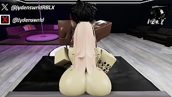 Preview 1 of Beti Fuck Father - Fucking an obsessed fangirl in my condo - Roblox