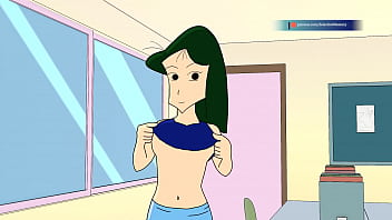 Preview 4 of Bokep Tante Ngocok Memek - Shin chan Hentai animation: Matsuzaka&#039_s titty drop