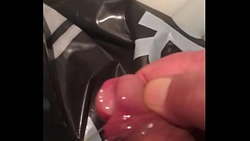Preview 4 of Oiled Panties - My dicklet cummin