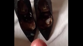 Preview 4 of Stirs Club - Cum on my landlady s shoes