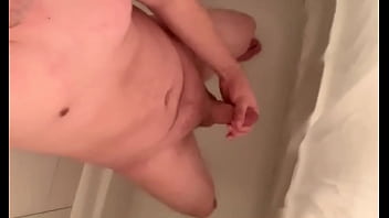Preview 1 of Mom Morning Sex - Jerking off in the shower