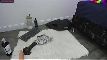 Preview 1 of Hd Porna Com - Thick Ass Latina Dildo Double Penetration And Creamy Anal Masturbation &amp_ Fisting