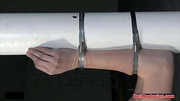 Preview 2 of Her Boy Made A Enormous - Struggling sub bounded and b. with stick