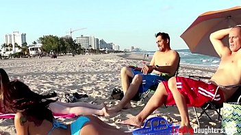 Preview 2 of Bengkulu Bara - Outdoor Beach Sex With Step DAUGHTER- Gina Valentina &amp_ Kobi Brian