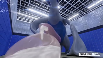 Preview 2 of Top Seks 2017 - GIANT LEGENDARY LUGIA FILLS MASSIVE CONDOM [EXCESSIVE CUM] [POKEMON]