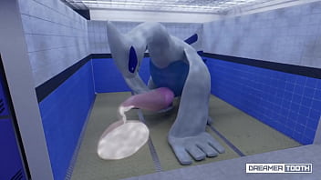 Preview 4 of Top Seks 2017 - GIANT LEGENDARY LUGIA FILLS MASSIVE CONDOM [EXCESSIVE CUM] [POKEMON]
