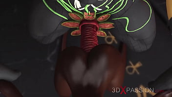 Preview 4 of Oiled Bf - Sex in ancient Egypt! Anubis fucks a young egyptian slave in his temple