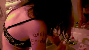 Preview 1 of Xxxxjb - White Gardenia - Bathsheba (hot girl washing fake b. off of her breasts