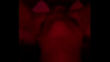 Preview 4 of Toy Under - Blowjob in a red room