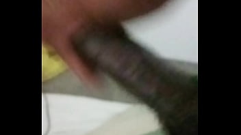 Preview 2 of Son Test Mom - Long dick jerking cum out