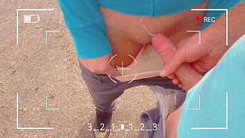 Preview 1 of Alex Delaflor - Real public Cum Panties