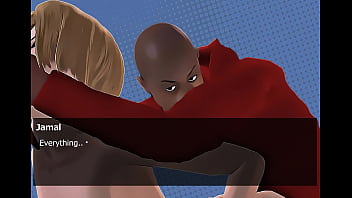Preview 4 of Bus Teching Sex - Jamal Banged My step Mom! (BBC cuckold rpg game,  scene 1)