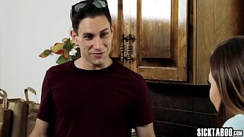 Preview 2 of Virgin Kiz Bozma - Helpless brunette teen seduced a bad guy with huge cock